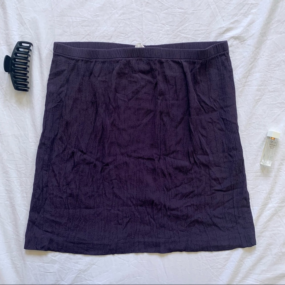 Stretchy Purple Vintage Mini Skirt